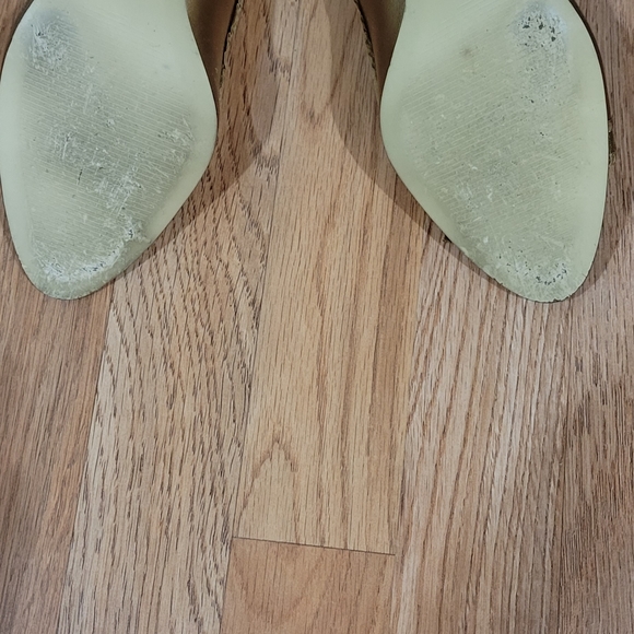 Metaphor Gold Open Toe High Heel Shoes - Picture 4 of 5